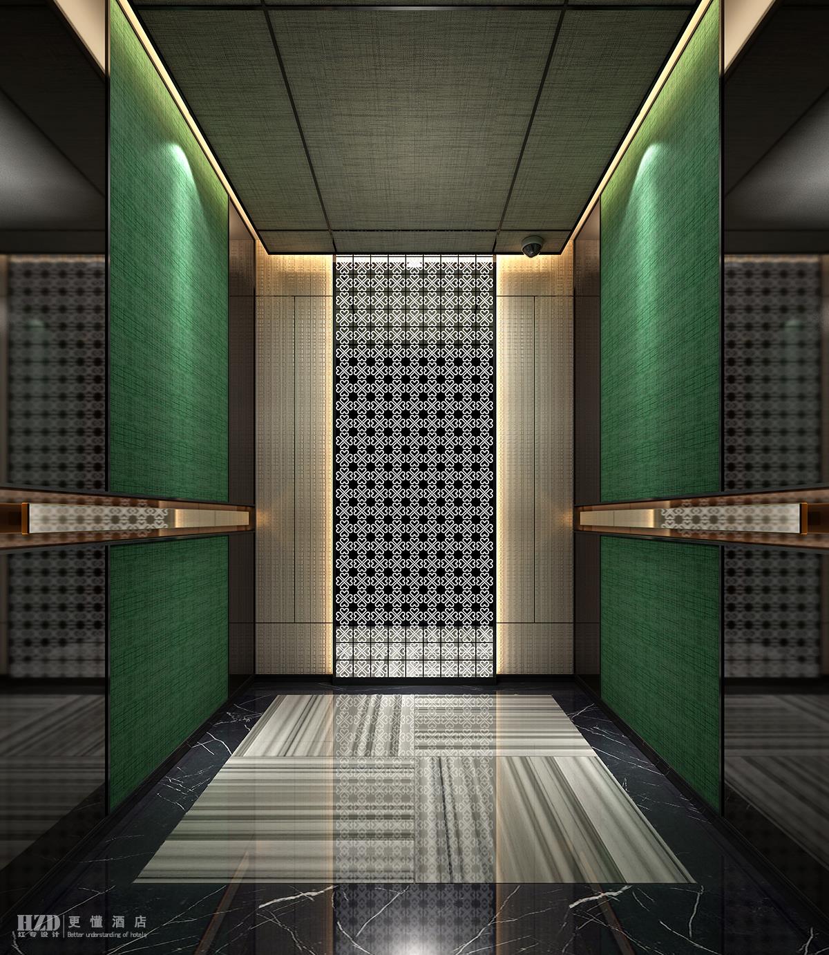 星级酒店电梯厅设计